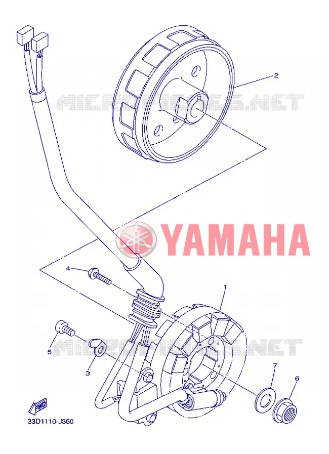 DYNAMO Yamaha MOTO 450 2013 YZF  YZ450F