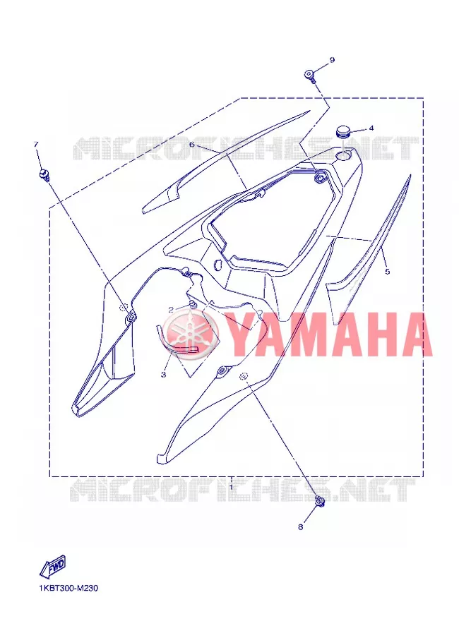 ZIJKUIPDEEL Yamaha MOTO 1000 2013 R1  YZF-R1