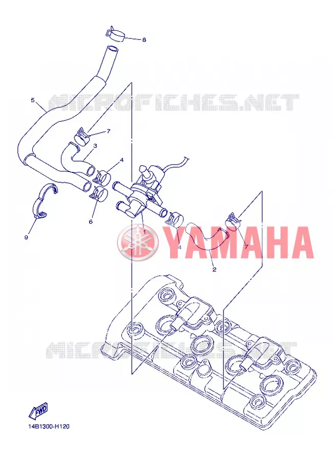 AIR INDUCTION SYSTEM AIS Yamaha MOTO 1000 2013 R1  YZF-R1
