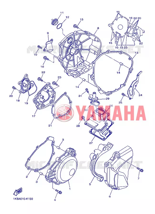 DEKSEL - MOTOR 1 Yamaha MOTO 1000 2013 R1  YZF-R1