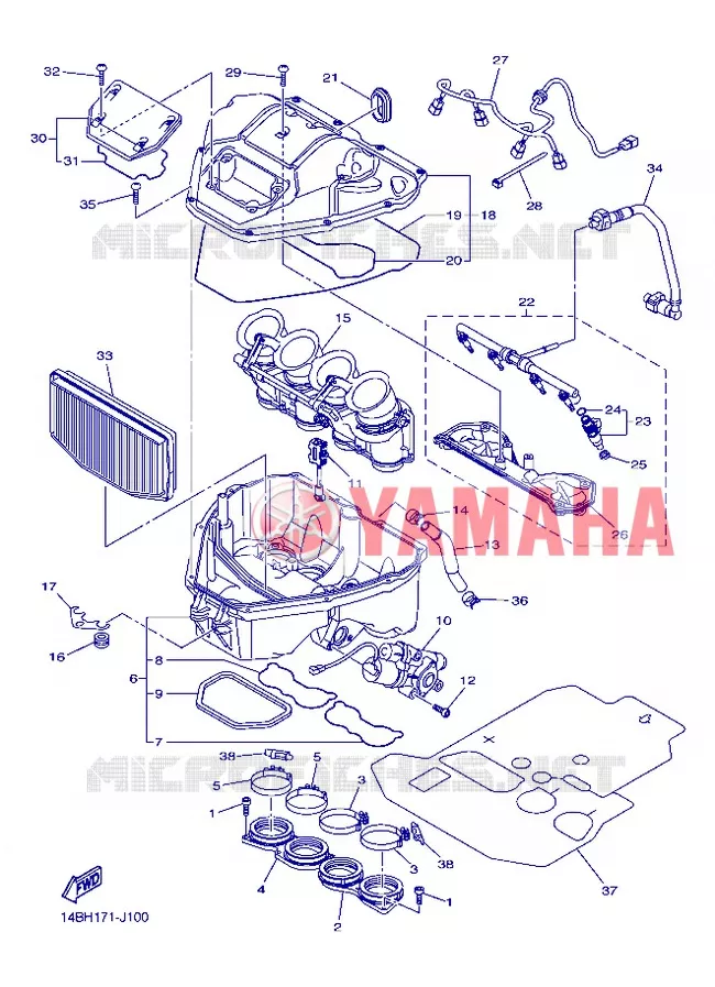 INLAAT Yamaha MOTO 1000 2013 R1  YZF-R1