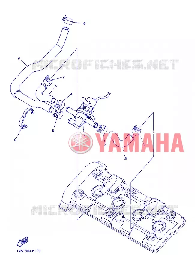 AIR INDUCTION SYSTEM AIS Yamaha MOTO 1000 2013 R1  YZF-R1