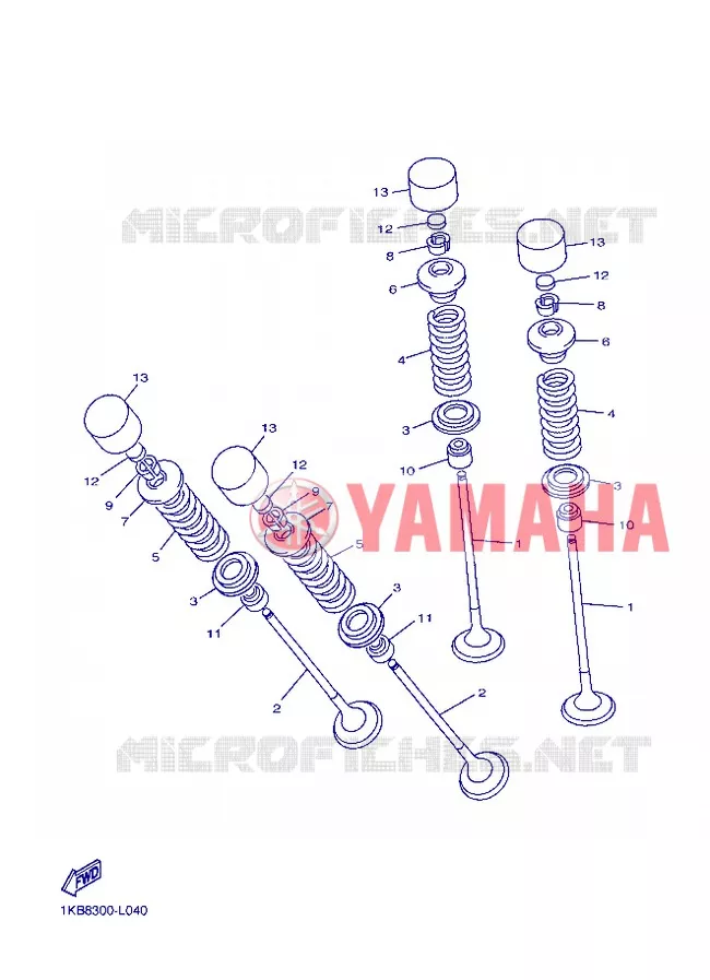 KLEPPEN Yamaha MOTO 1000 2013 R1  YZF-R1