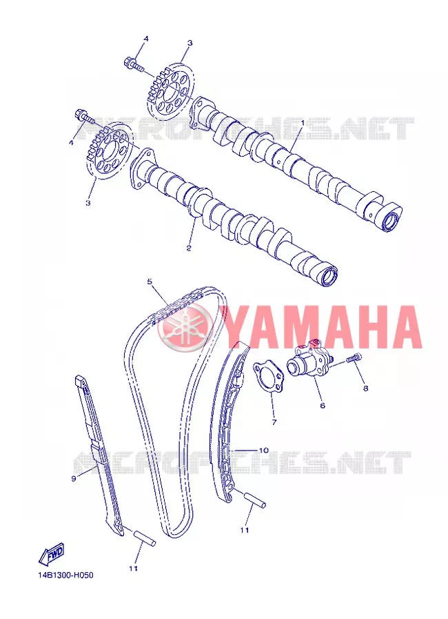 NOKKENAS / KETTING Yamaha MOTO 1000 2013 R1  YZF-R1