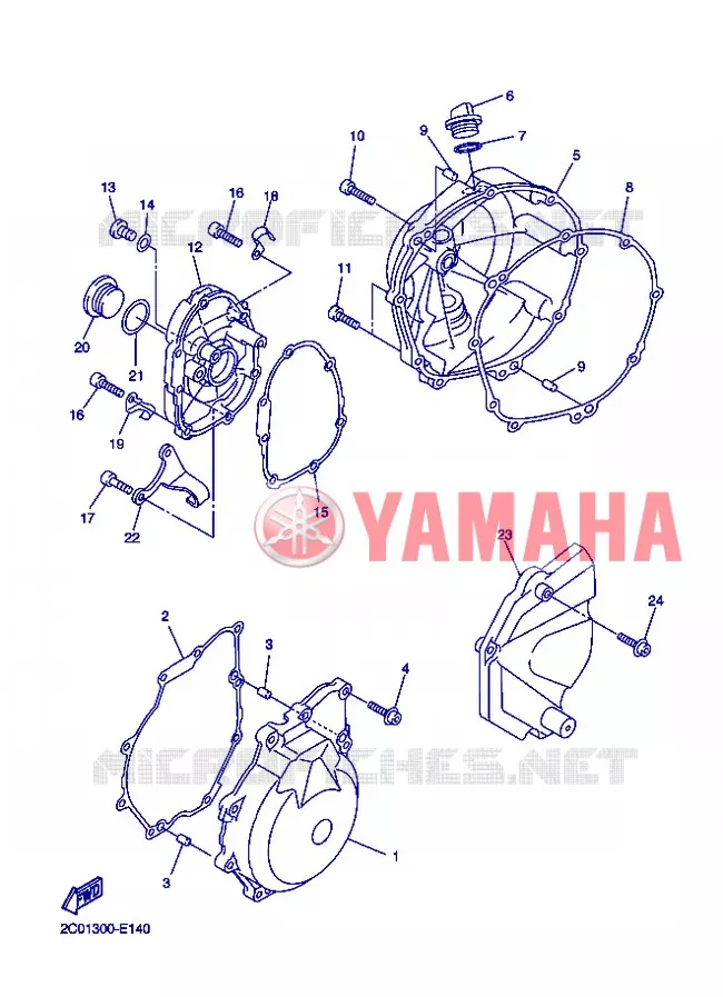 DEKSEL - MOTOR 1 Yamaha MOTO 600 2013 R6  YZF-R6