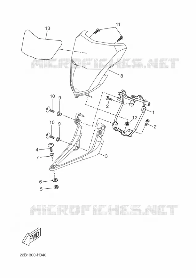 KAP 1 Yamaha MOTO 125 2011 WR-R  WR125R