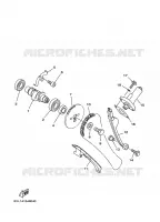 NOKKENAS / KETTING voor Yamaha YBR125EGS 2011