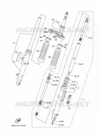 VOORVORK voor Yamaha YBR125EGS 2011