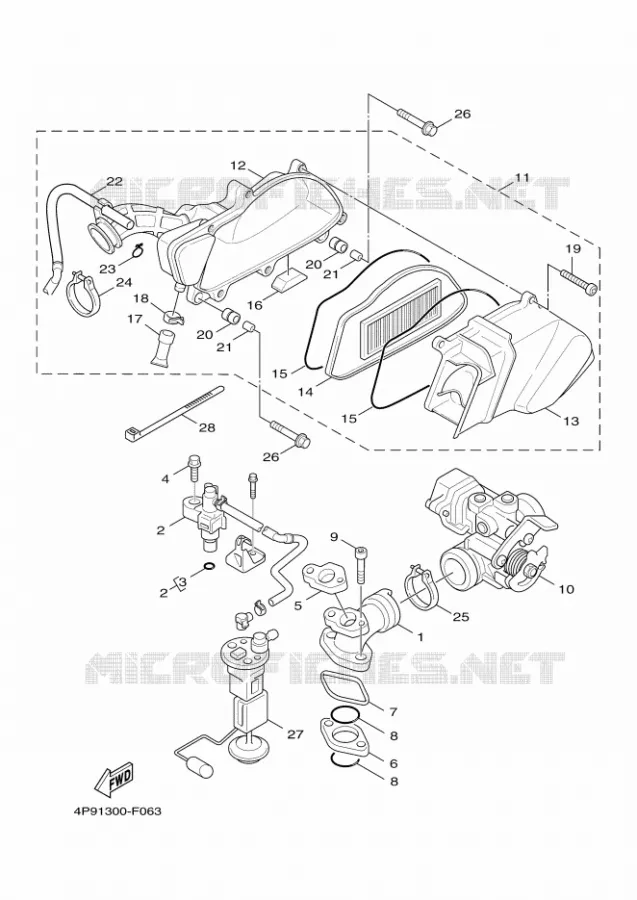 INLAAT Yamaha SCOOTER 125 2011 CYGNUS  XC125