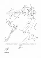 ZIJKUIPDEEL voor Yamaha YP250RA 2012