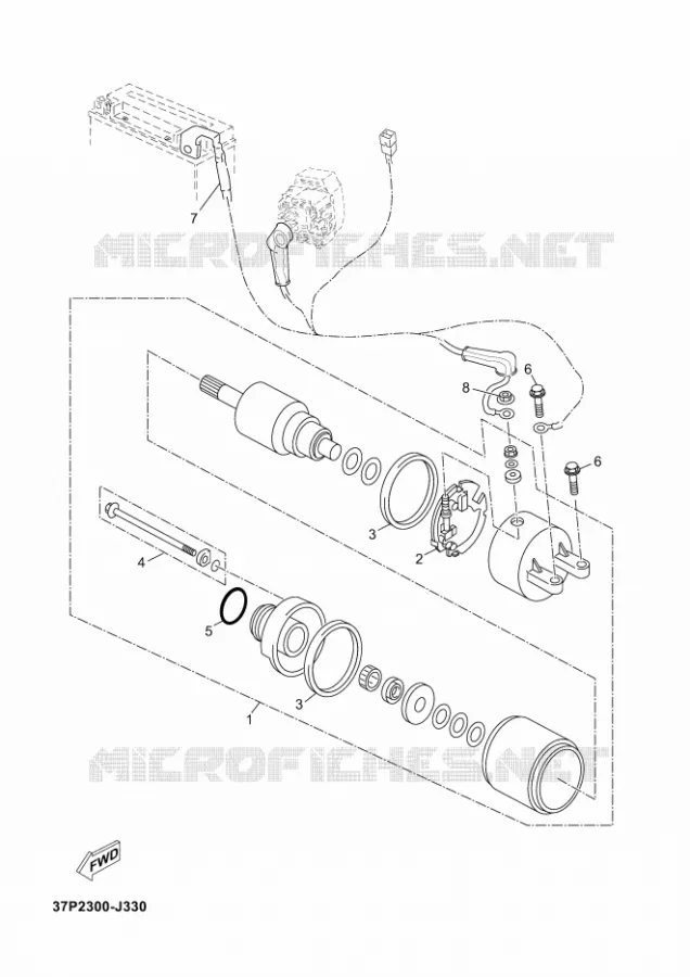 STARTMOTOR Yamaha SCOOTER 250 2012 XMAX ABS  YP250RA