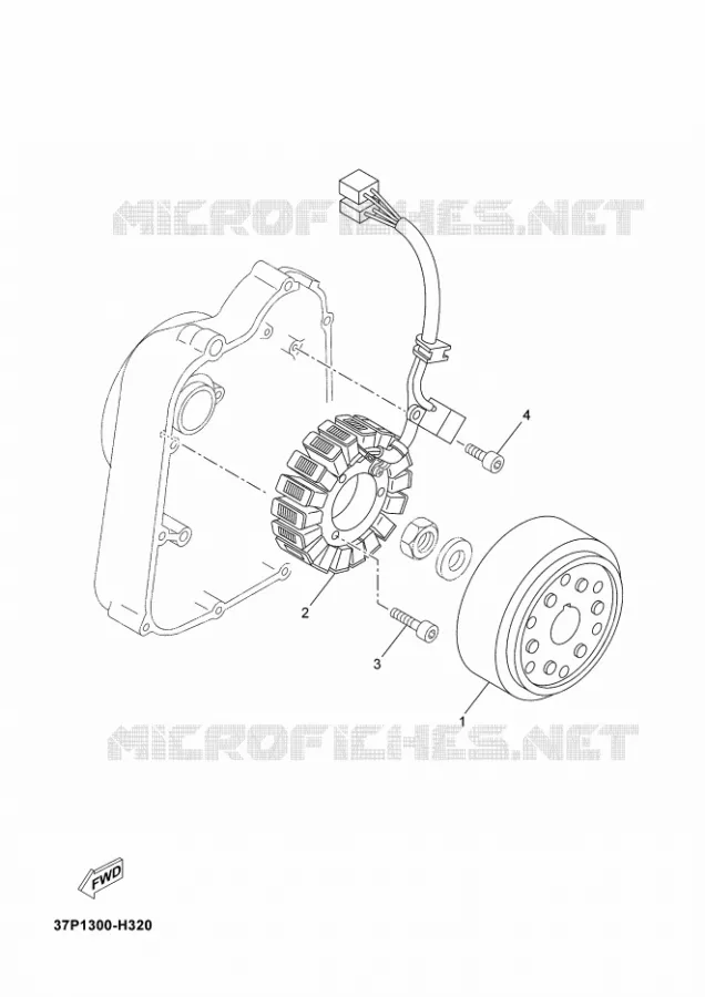 DYNAMO Yamaha SCOOTER 250 2012 XMAX ABS  YP250RA