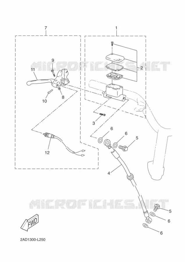 REMPOMP VOOR Yamaha SCOOTER 50 2012 JOG R  CS50