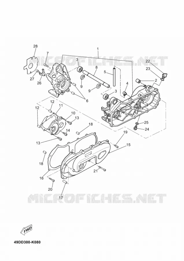 CARTERDELEN Yamaha SCOOTER 50 2012 JOG R  CS50