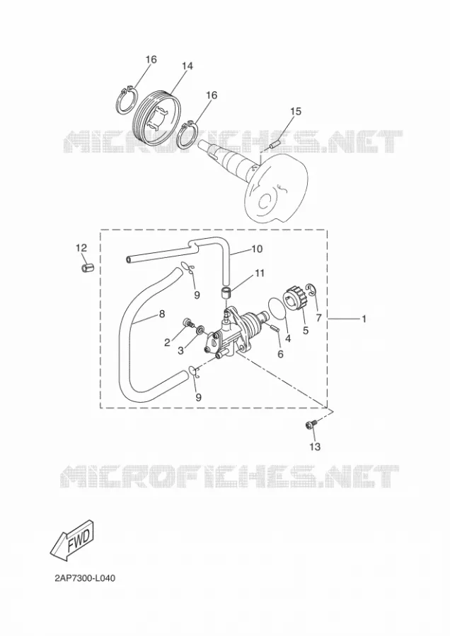 OLIEPOMP Yamaha SCOOTER 50 2012 NEOS  YN50