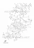 BEENSCHERM voor Yamaha YP250RA 2013