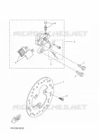 REMKLAUW VOOR voor Yamaha NS50 2014