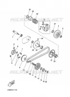 STARTMOTOR KOPPELINGS voor Yamaha NS50 2014
