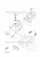 BENZINE TANK voor Yamaha NS50 2014