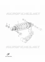 ACHTER SCHOKBREKER voor Yamaha MT09 2014