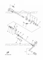 SCHAKEL STANG / PEDAAL voor Yamaha MT09 2014