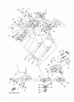 SPATBORD voor Yamaha MT09 2014