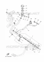 REMPOMP ACHTER voor Yamaha MT09 2014