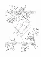 SPATBORD voor Yamaha MT09 2014