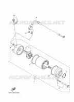 STARTMOTOR voor Yamaha MT09 2014
