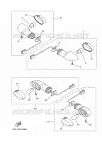 KNIPPERLICHT voor Yamaha MT09 2014