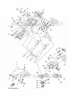 SPATBORD voor Yamaha MT09 2014