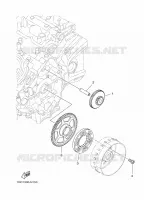 STARTMOTOR voor Yamaha MT09 2014