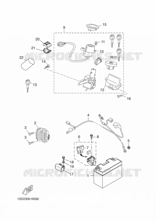 ELECTRISCH 1 Yamaha SCOOTER 400 2014 XMAX ABS  YP400RA