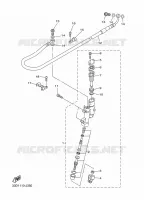 REMPOMP ACHTER voor Yamaha YZ250F 2014