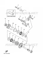 UITLAATKLEP voor Yamaha YZ125 2014