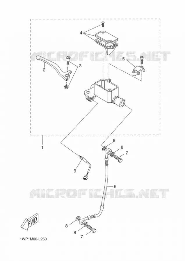 REMPOMP VOOR Yamaha SCOOTER 50 2014 BOOSTER  CW50LN