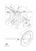 REMKLAUW ACHTER voor Yamaha MT07 2014