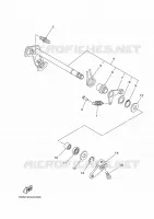 SCHAKEL STANG / PEDAAL voor Yamaha MT07 2014