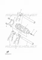 SCHAKELWALS voor Yamaha MT07 2014