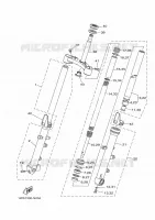 VOORVORK voor Yamaha MT07 2014