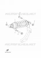 ACHTER SCHOKBREKER voor Yamaha MT07 2014