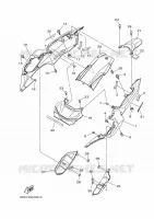 ZIJKUIPDEEL voor Yamaha MT07A 2014