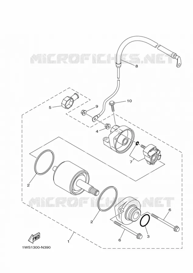 STARTMOTOR Yamaha MOTO 700 2014 MT07 ABS  MT07A