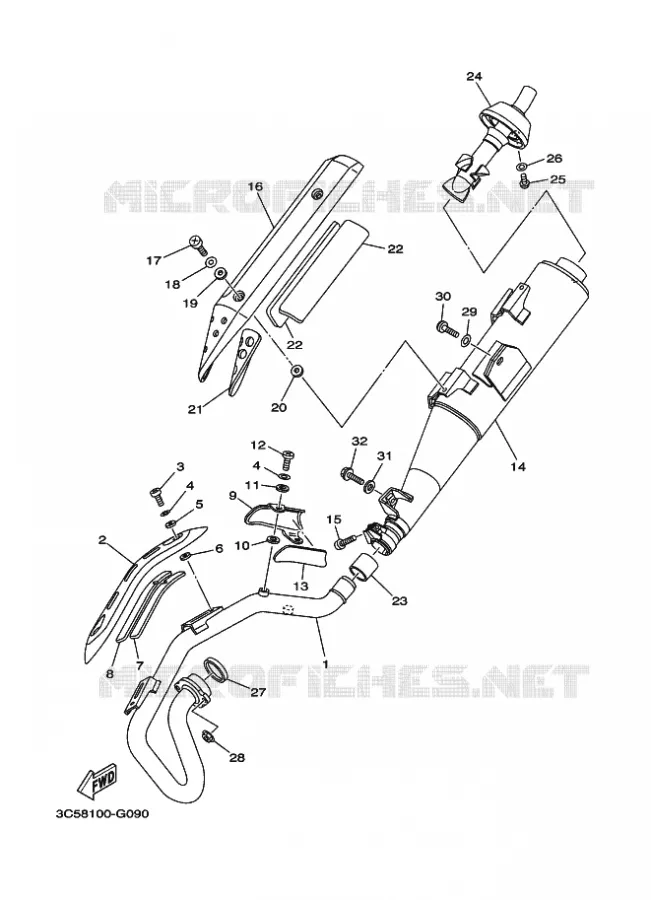 UITLAAT Yamaha MOTO 250 2014 XT  XT250XT250E