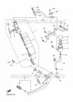 REMPOMP ACHTER voor Yamaha XJ6N 2014
