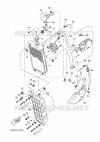 RADIATEUR / SLANG voor Yamaha WR 125 X 2014