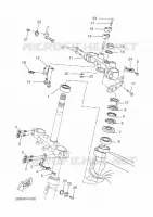 STUUR 2 voor Yamaha WR 125 X 2014