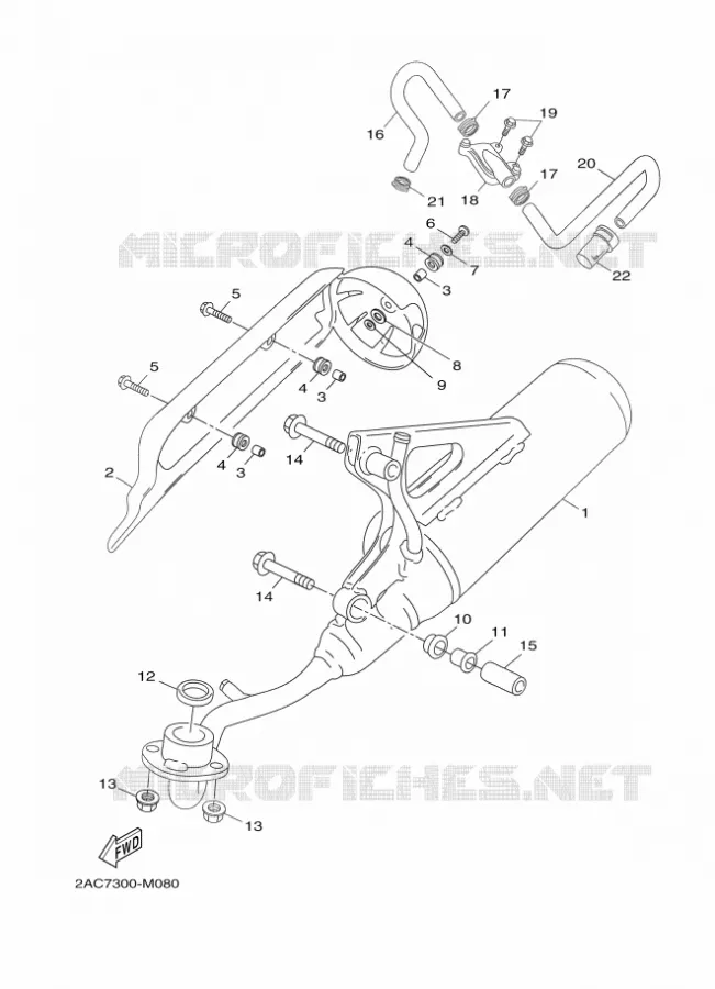 UITLAAT Yamaha SCOOTER 50 2014 NEOS 4T  YN50F