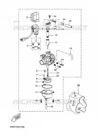 CARBURATEUR  voor Yamaha BOOSTER 12