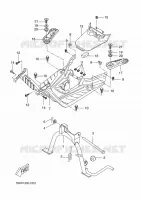 STANDAARD / VOETSTEUN voor Yamaha BOOSTER 12